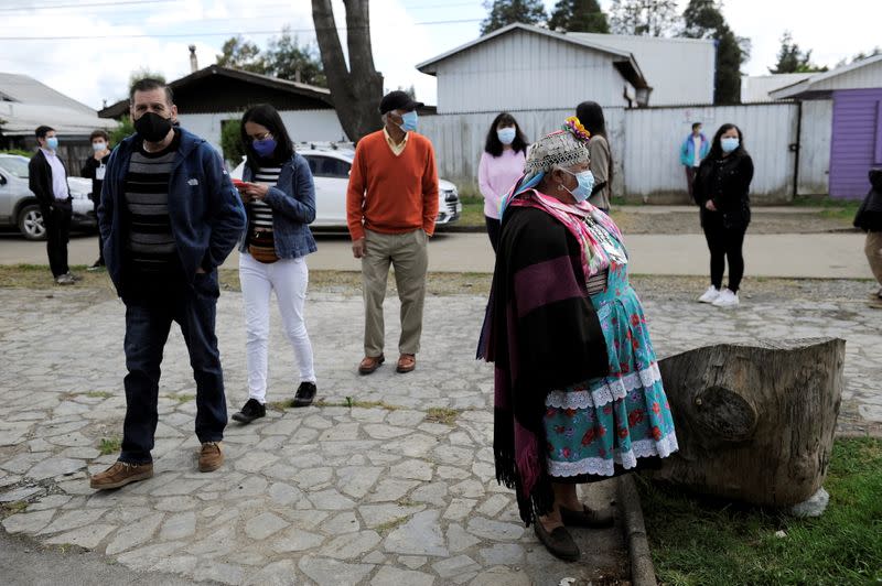 Referendum on a new Chilean constitution in Canete