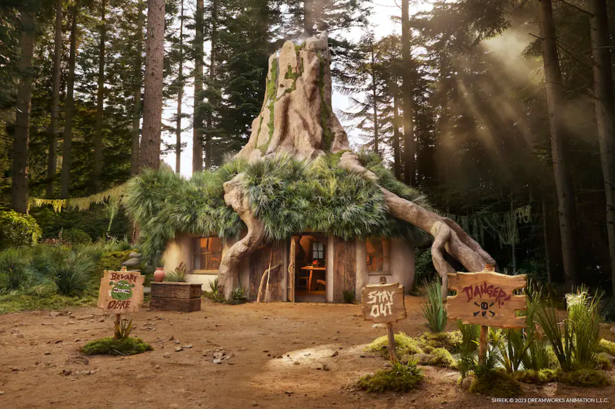 Shrek’s Swamp is available for one weekend only  (Airbnb)