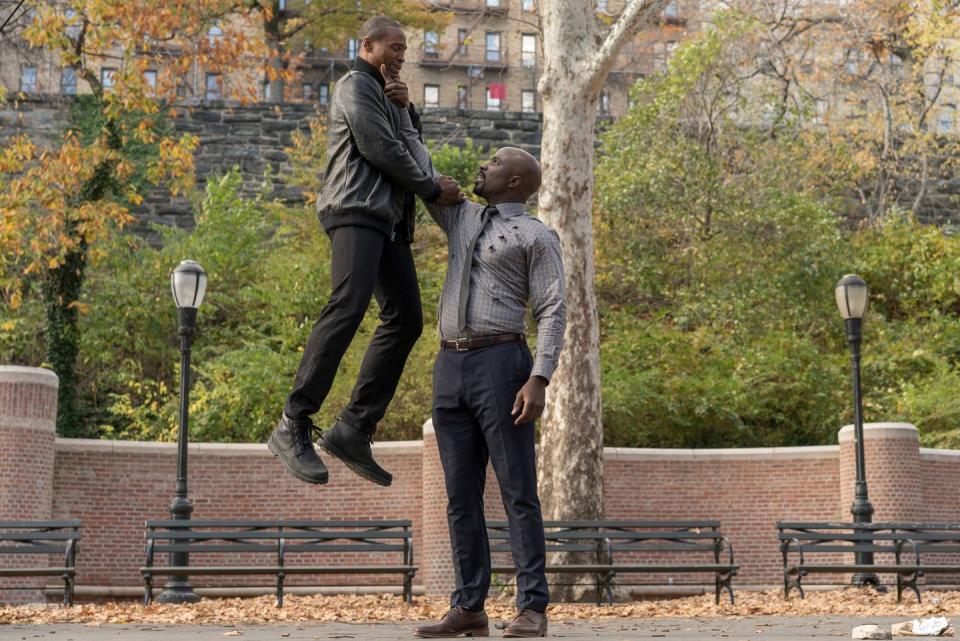 mike colter as luke cage, luke cage