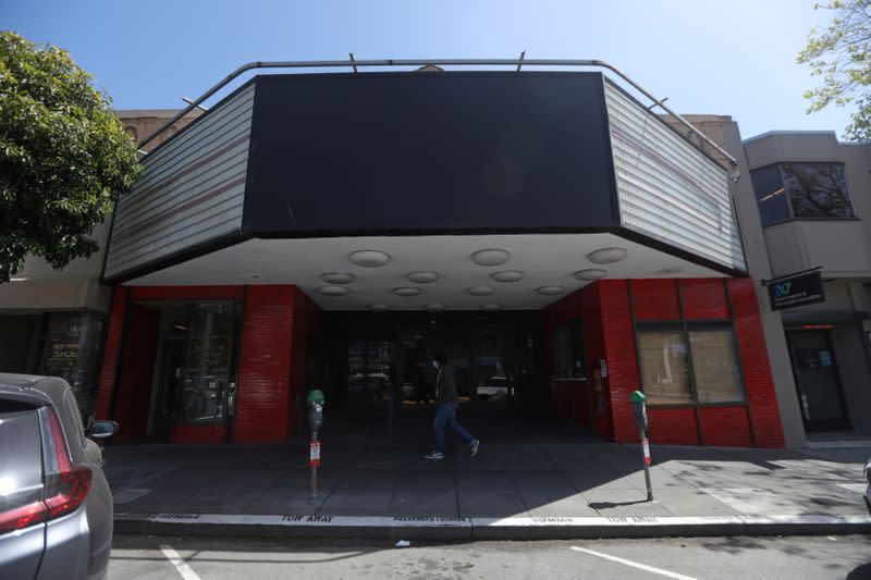 Imagen de la cerrada sala CineArts Empire en San Francisco