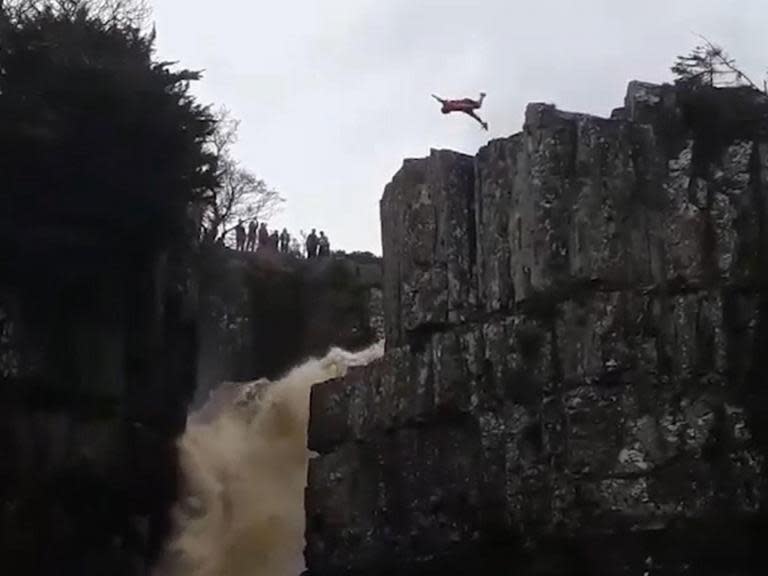 Daredevil who jumped from cliff into unsafe water warns others not to copy him