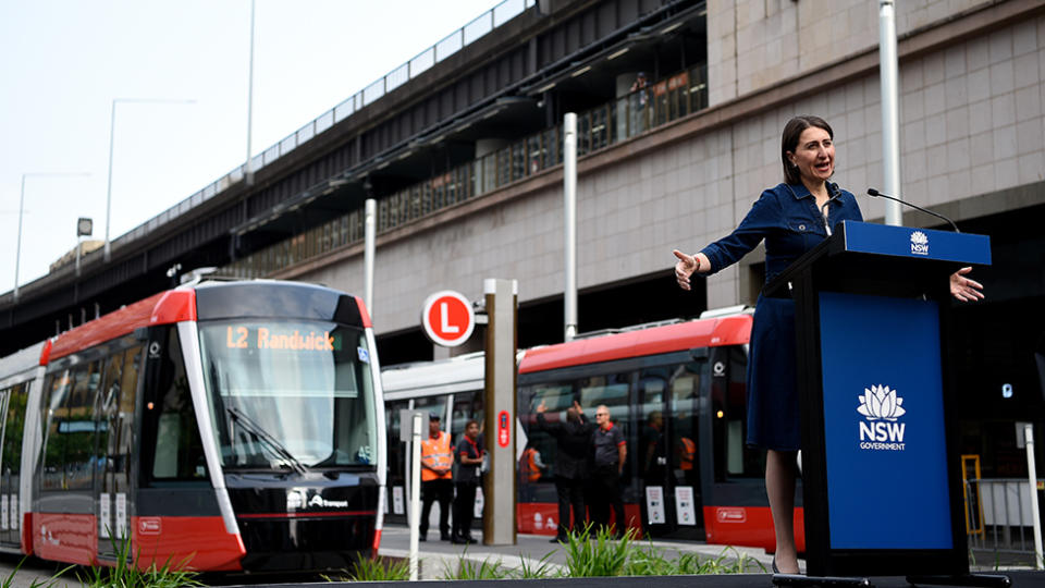 Trams have broken down hours after Sydney's new CBD light rail service began taking passengers. Source: AAP.