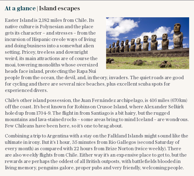 At a glance | Island escapes