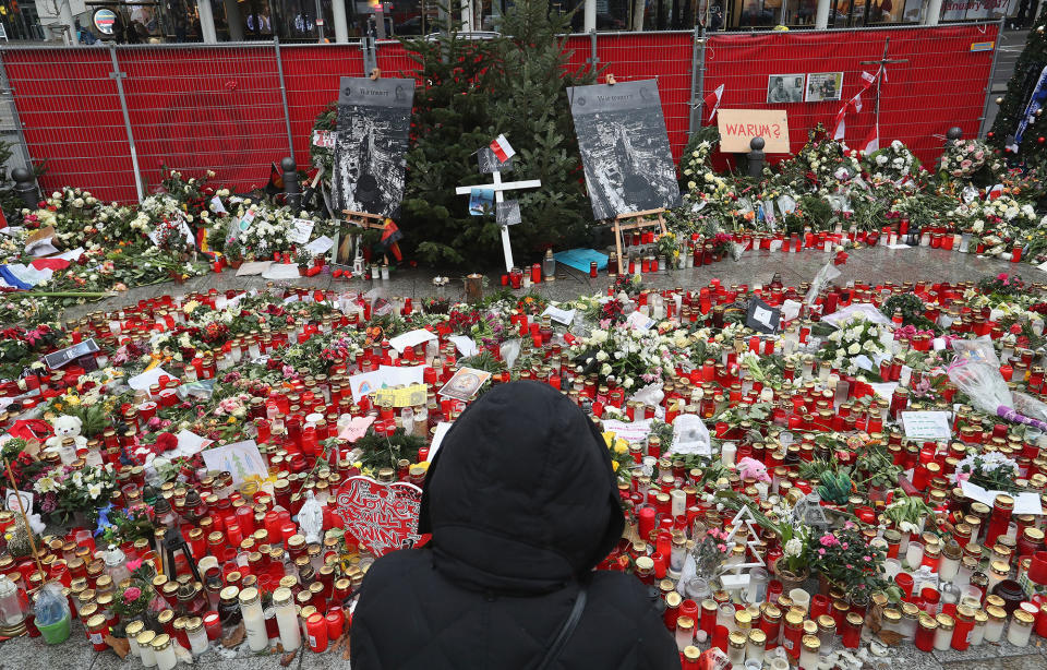 Berlin Chrismas market attack memorial