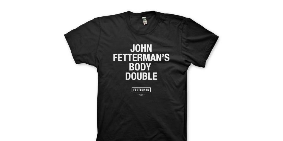 Sen. John Fetterman is selling 'body double' T-shirts, leaning into the ...