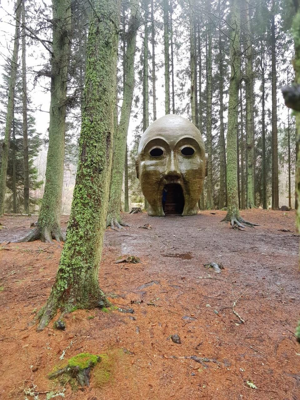Sigmund Freud Silvas Capitalis (forest head) is a giant timber head located along the Lakeside Way (Daniel Hall)