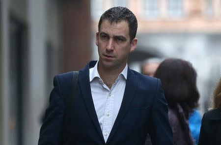 Brendan Cox, husband of murdered MP Jo Cox arrives the Old Bailey courthouse in London, Britain November 23, 2016. REUTERS/Neil Hall