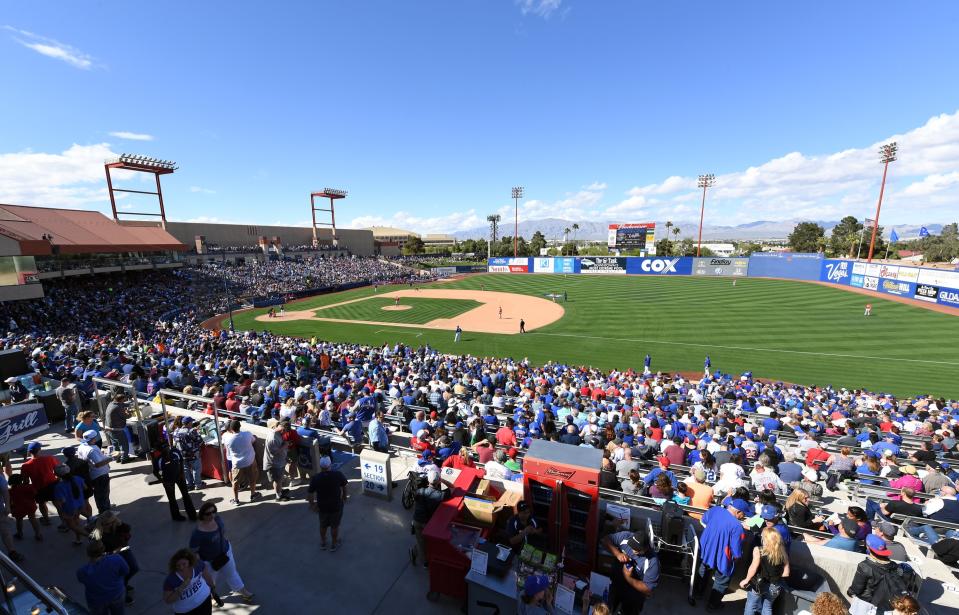 Cashman Field won’t be the home of the Las Vegas minor league baseball team for much longer. (Getty Images)