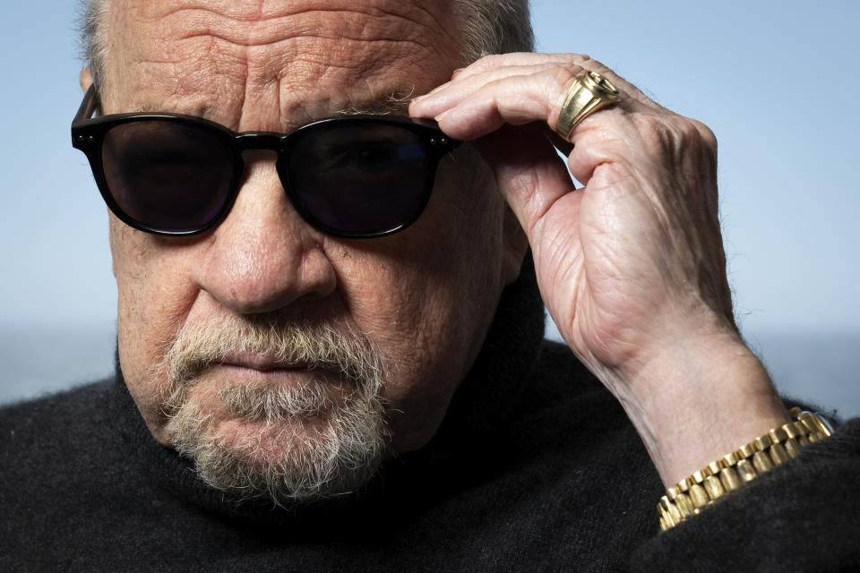 Director Paul Schrader poses for portrait photographs for the film 'Oh, Canada', at the 77th international film festival, Cannes, southern France, Friday, May 17, 2024. (Photo by Scott A Garfitt/Invision/AP)