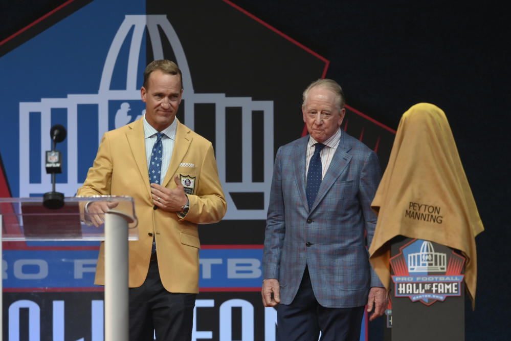 Peyton Manning's HOF enshrinement: Read his speech