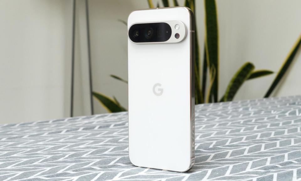 <span>Google’s new top normal Pixel is for big-phone fans and packed with features.</span><span>Photograph: Samuel Gibbs/The Guardian</span>