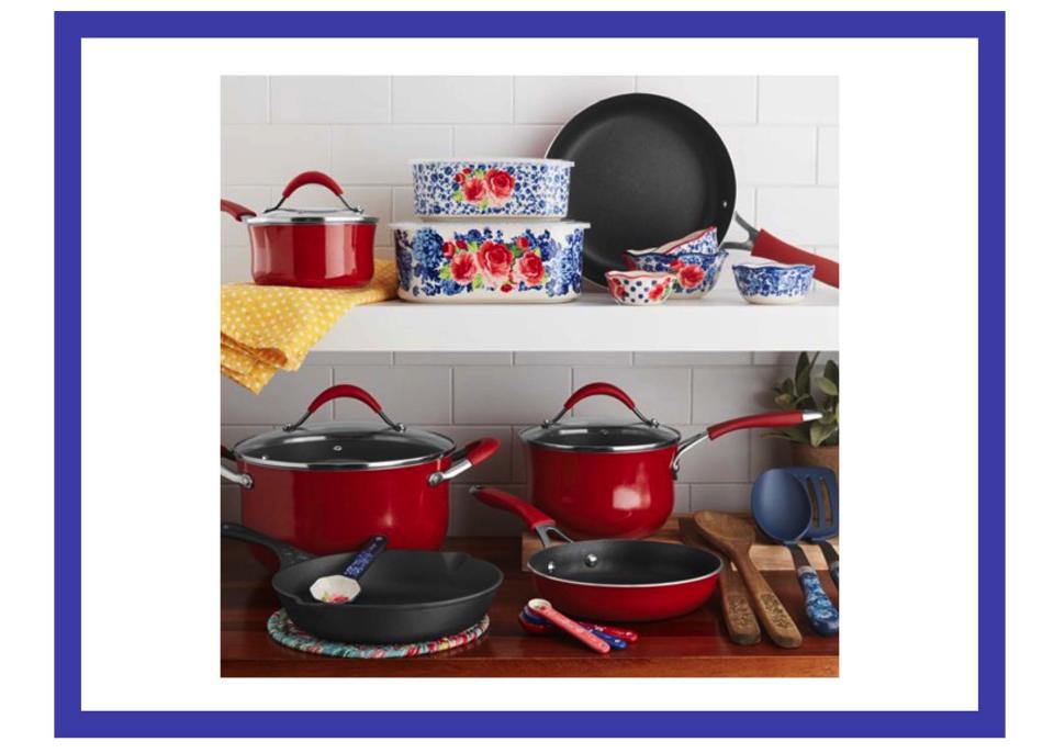 Cast iron, enamel, ceramic, and more—accessories included. (Photo: Walmart)