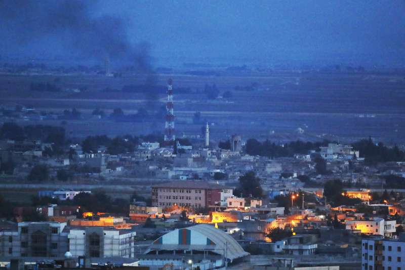 2019年10月，土耳其與敘利亞東北部庫德族的戰爭全面爆發（AP）