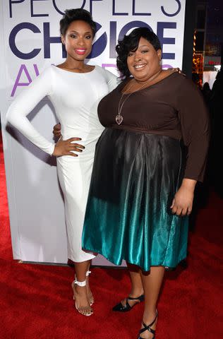 <p>Frazer Harrison/Getty</p> Jennifer Hudson and Julia Hudson attend The 40th Annual People's Choice Awards on January 8, 2014 in Los Angeles, California.