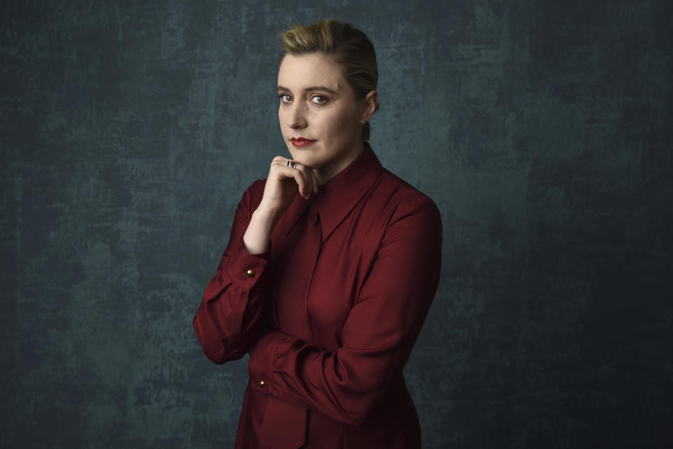 Greta Gerwig posa durante el almuerzo anual para los nominados al Oscar, el lunes 27 de enero del 2020 en el Hotel Loews en Los Angeles. (AP Foto/Chris Pizzello)