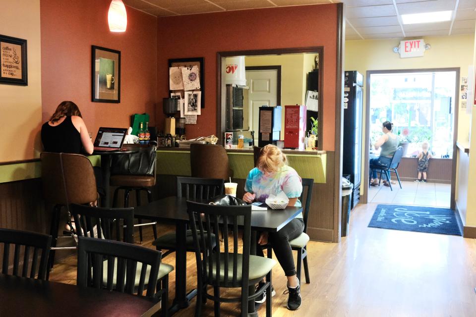 Uptown Joe offers a quiet place to enjoy coffee.