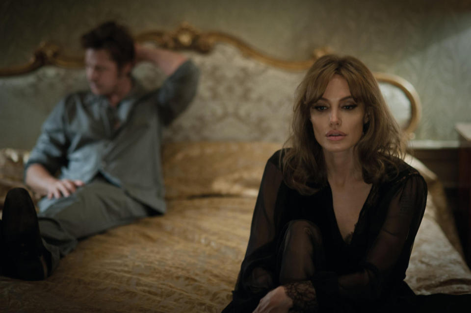 Angelina Jolie en “By the sea” (2015): La última vez que la vimos en pantalla grande fue a sus 40 años junto a su ahora ex marido en esta premonitoria película que también dirigió y escribió.