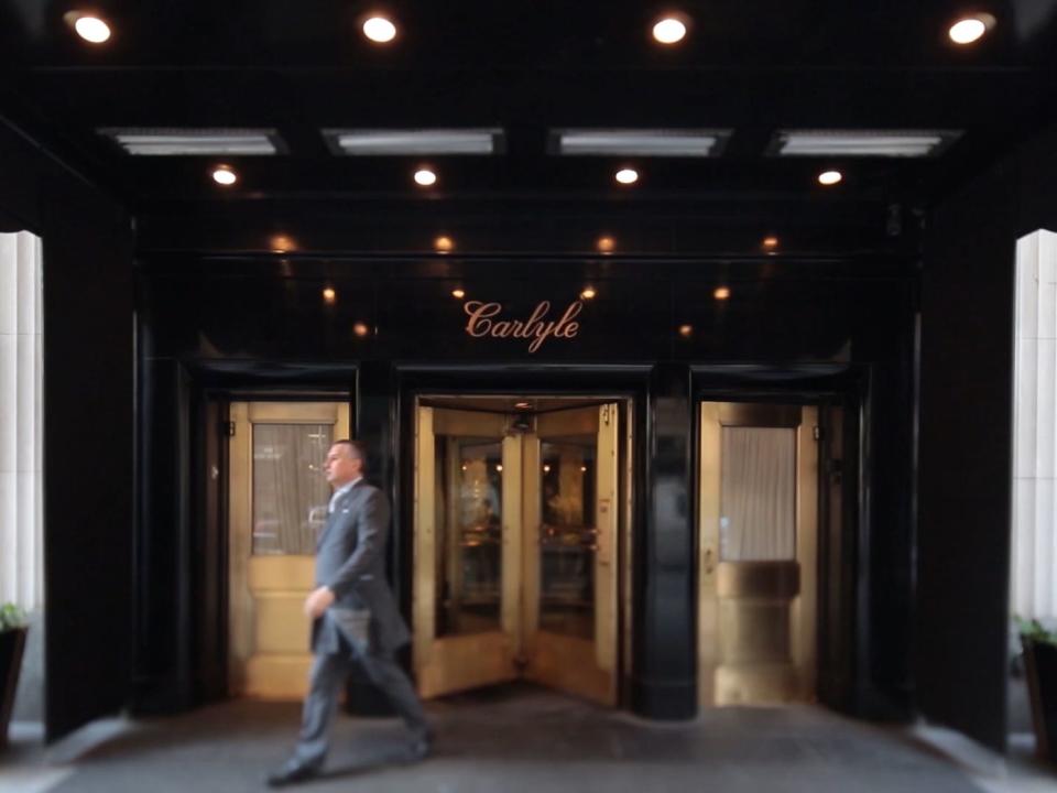 Doorman leaving front entrace - Always at the Carlyle Still