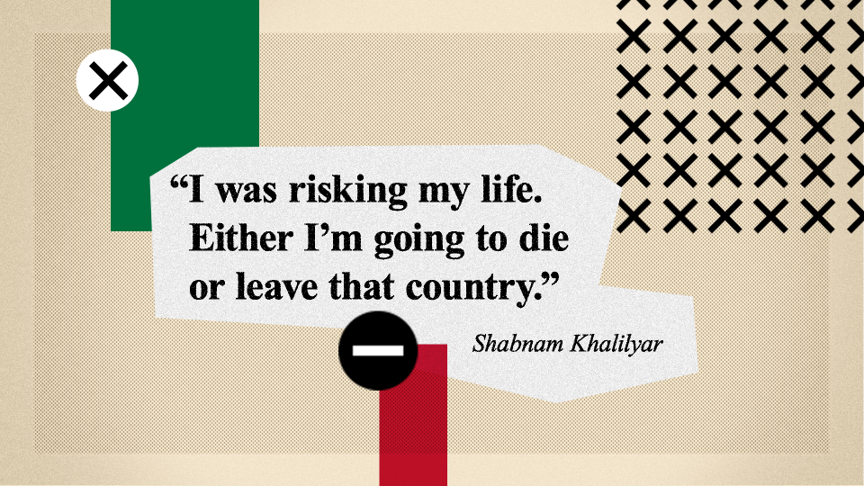 Shabnam Khalilyar was one of roughly 80,000 Afghans who were evacuated and brought to the United States as part of Operation Allies Welcome