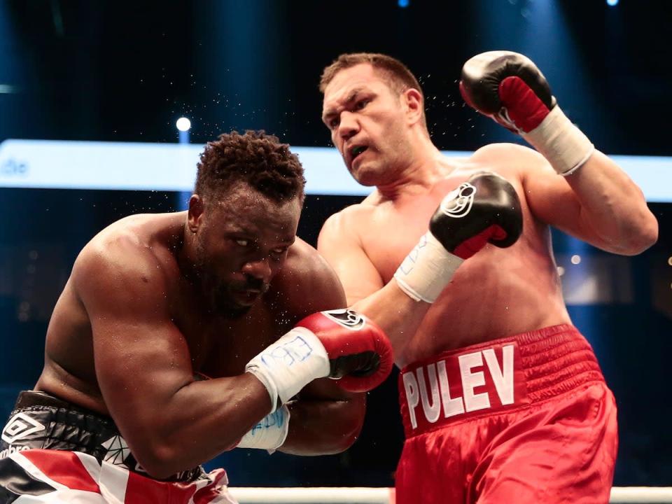 Chisora ​​​​a perdu une décision partagée contre Pulev en 2016 (Bongarts/Getty Images)