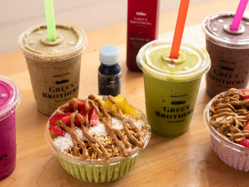 Green Brothers Juice Co. offers smoothies, wellness shots, juices and more.