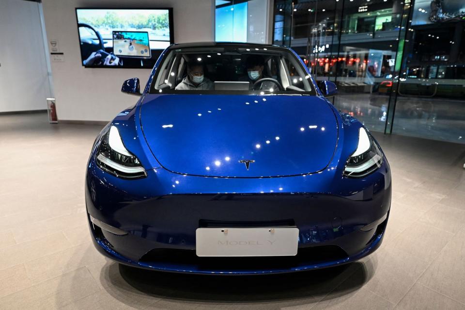 china tesla automobile recall