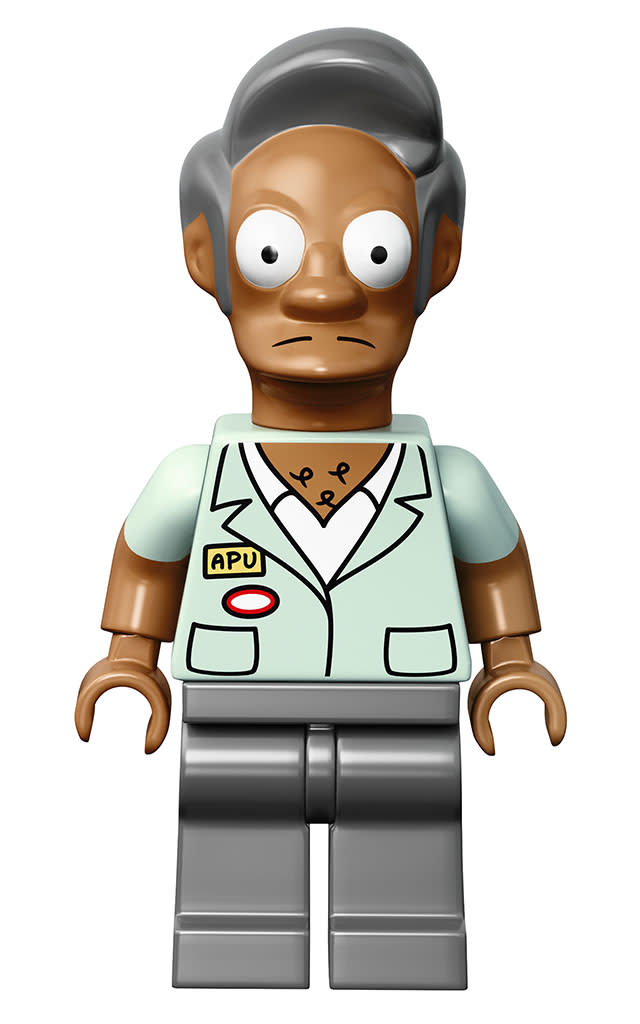 Dr. Ph.D Apu Nahasapeemapetilon Jr., the owner of the establishment, relies on the income from his customer-gouging goods to support his wife, octuplets, and extended family. Apu’s grateful for your patronage, always bidding adieu with a cheery, “Thank you, come again.”