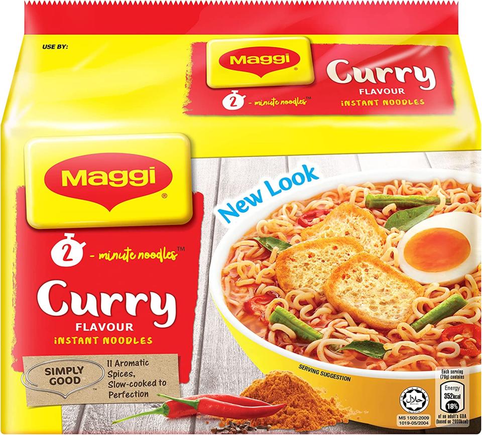 Maggi 2-Min Curry Noodles (Photo: Amazon)