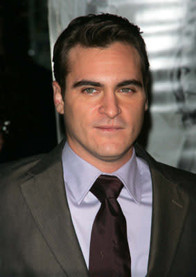 Joaquin Phoenix at the LA premiere of 20th Century Fox's Walk the Line