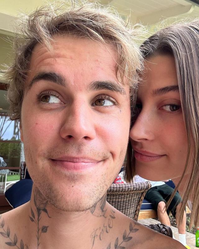 Justin Bieber wears crochet blanket to date night with Hailey