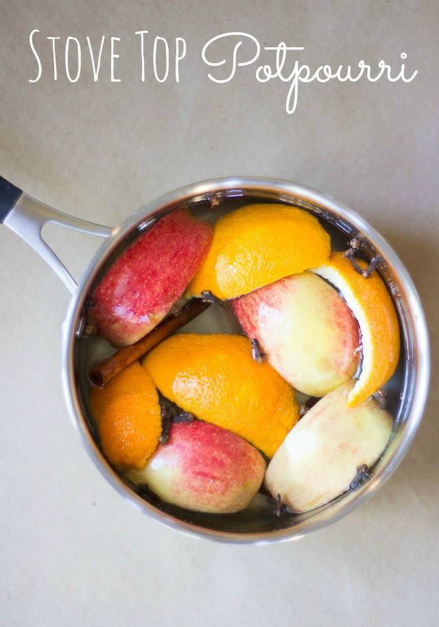 36) Make a stovetop potpourri