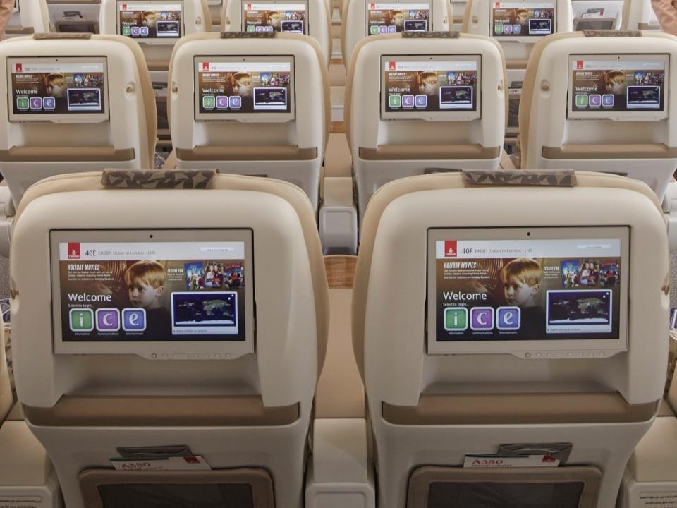 Emirates Airbus A380 new interior