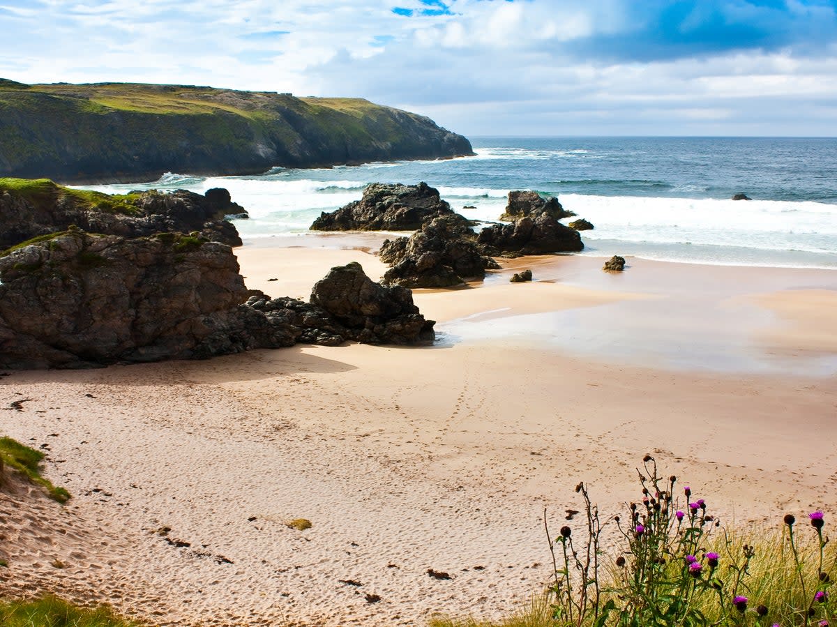 It’s a four-mile walk to this remote sandy beach (Getty Images/iStockphoto)