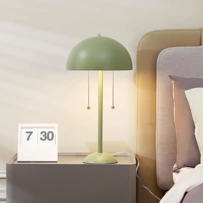 A nightstand-ready option that resembles a midcentury-design favorite