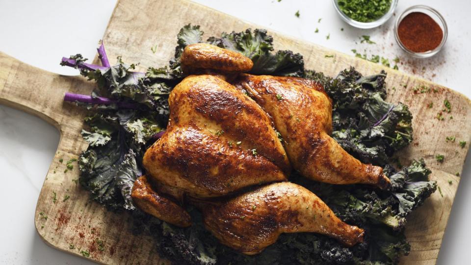 butterflied roast chicken