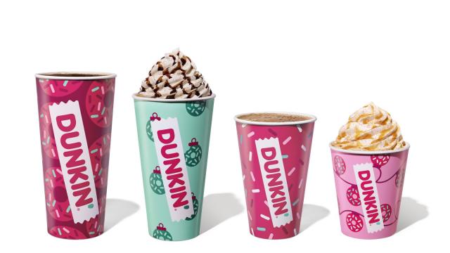 The Evolution Of Dunkin's Holiday Cups—So Much Has Changed
