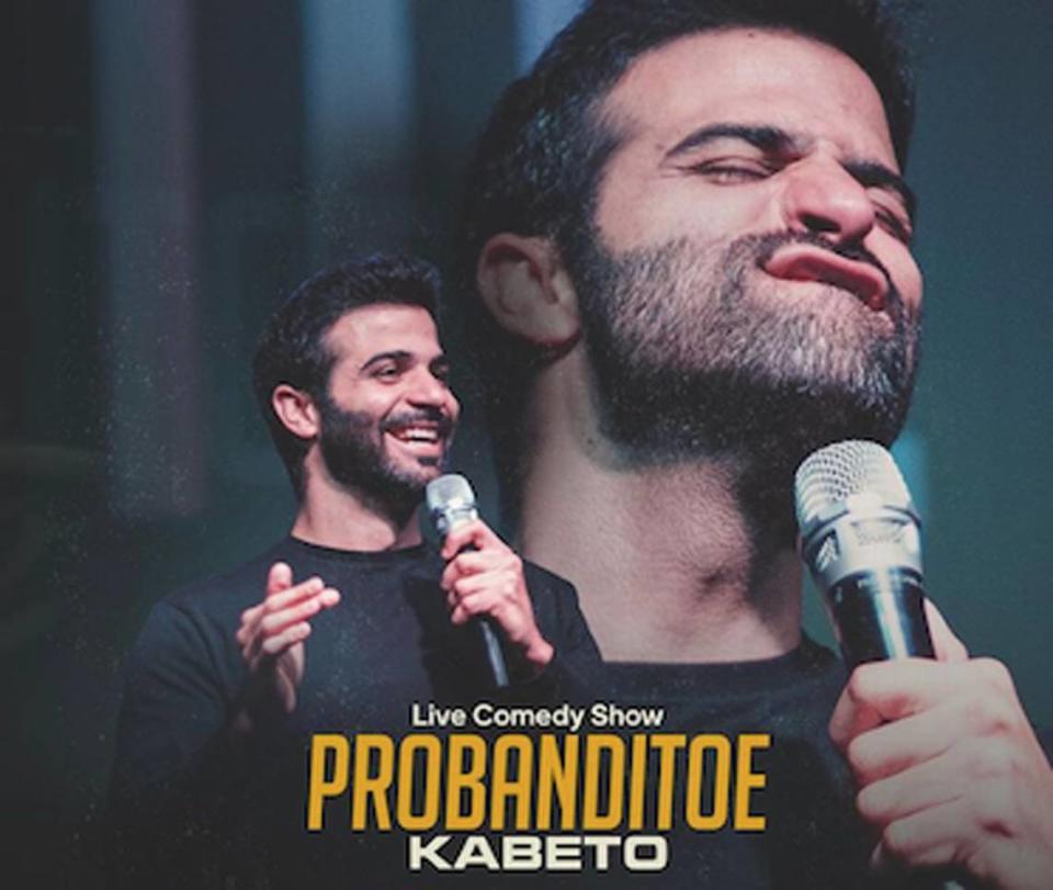 El comediante Kabeto en el Teatro Trail con “Probanditoe”.