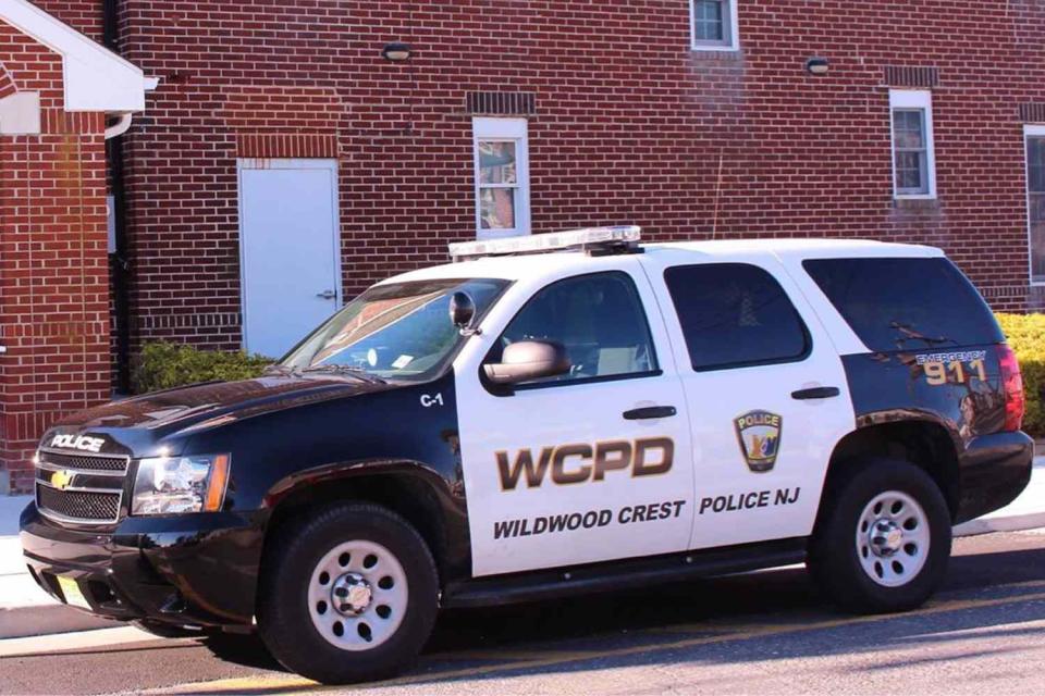 <p>Wildwood Crest Police/Facebook</p> A Wildwood Crest Police Department car