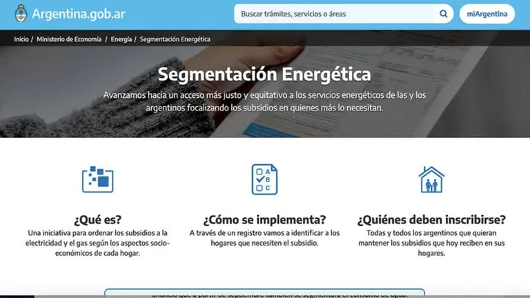 Los argentinos debieron llenar este formulario para poder seguir recibiendo su energía subsidiada