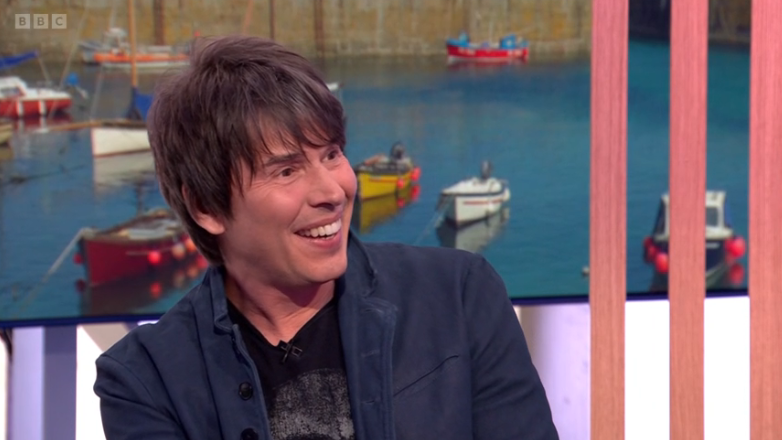 Brian Cox on The One Show. (BBC screengrab)