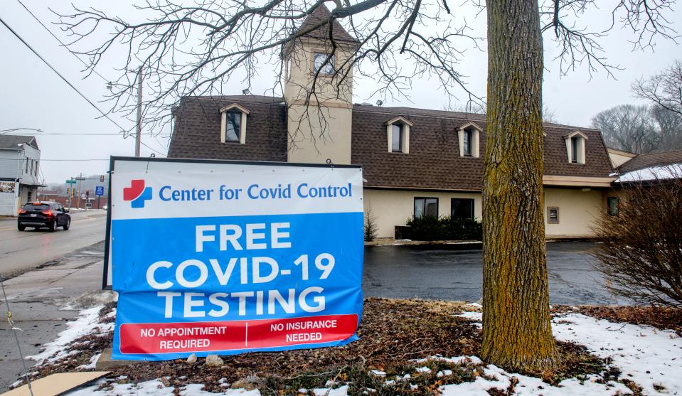 This site at 252 E. Washington St. in East Peoria offering free COVID-19 testing is one of three in the Peoria area that are operated by a national company under investigation.