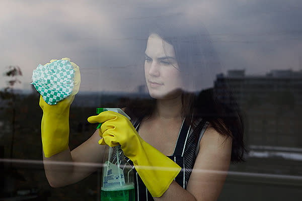 Cómo laves tu ventana puede hacerse viral. Clarissa Leahy / Getty Images