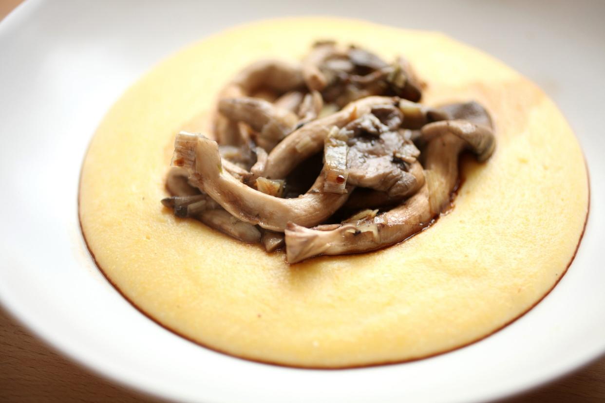 Mushroom Ragout and Polenta