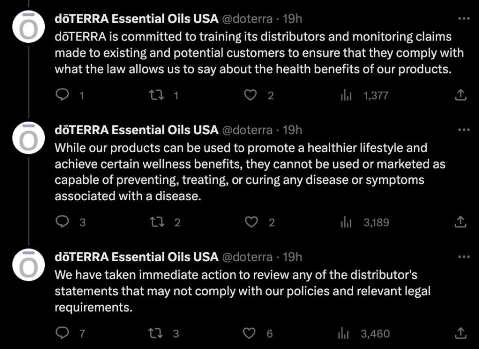 doTERRA Essential Oils USA / X