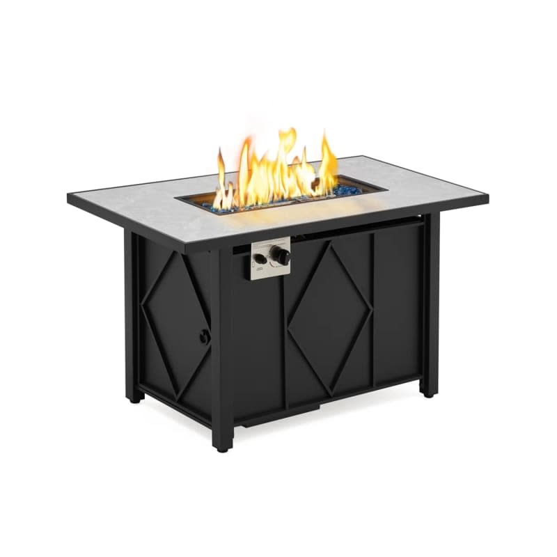 Hounshell Steel Propane Fire Pit Table