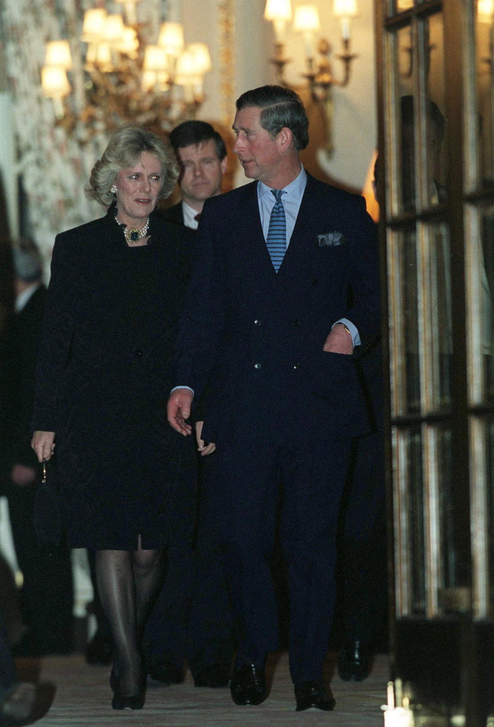 The pair were photographed leaving The Ritz in London in 1999 [Photo: Getty]