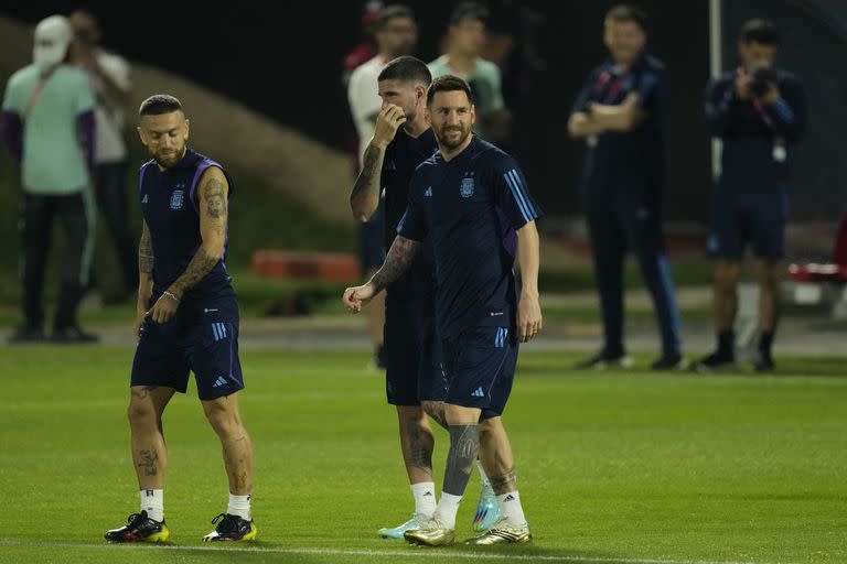 Entrenamiento de la Seleccion Argentina. 25/11/22