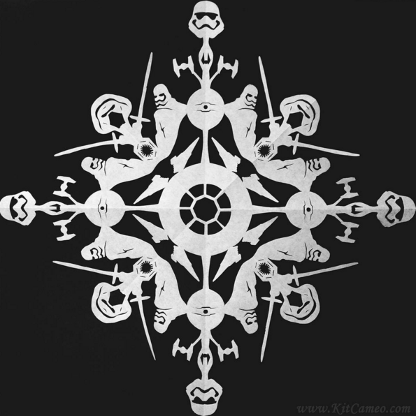 Star Wars Snowflake of the First Order.