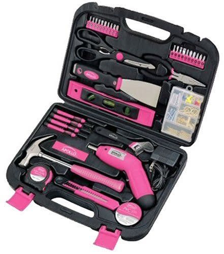 Tiny pink power tools