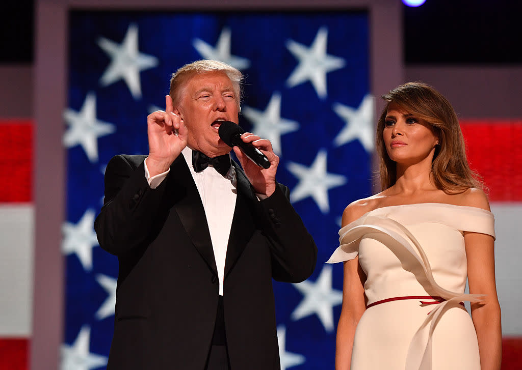 President Trump at Liberty Ball in Washington, D. C.